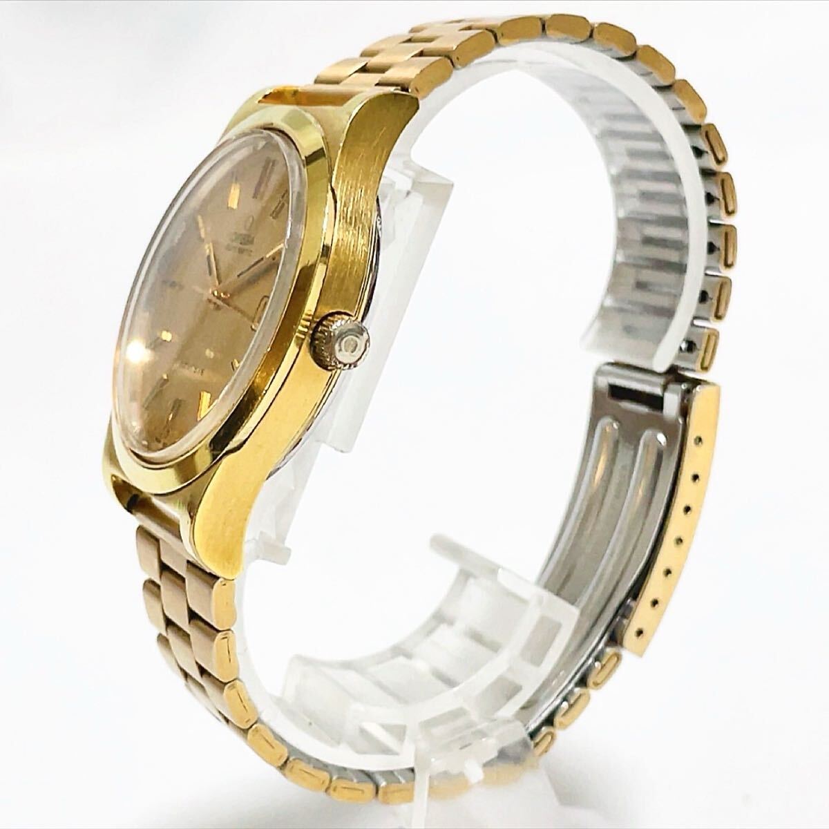 美品 稼働品 OMEGA オメガ Geneve ジュネーブ 23石 自動巻 AT 美品 稼働品 OMEGA オメガ Geneve ジュネーブ 23石 自動巻 AT
