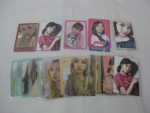 同梱可】中古品 韓流 TWICE ミナ MINA のみ トレカ 25枚 CD封入 同梱可】中古品 韓流 TWICE ミナ MINA のみ トレカ 25枚 CD封入