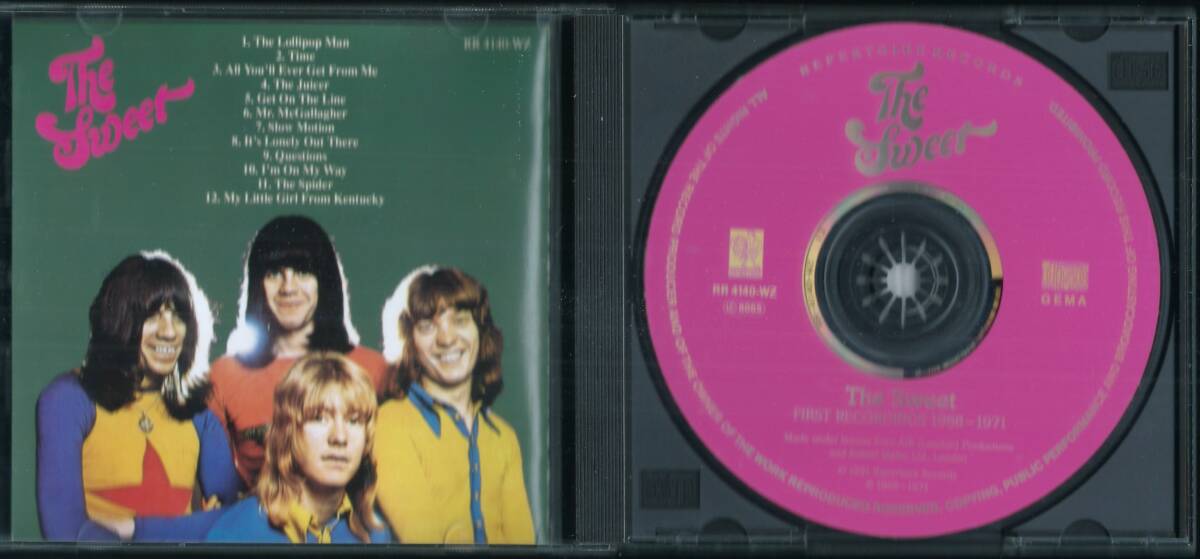 THE SWEET / First Recordings 1968-1971 RR4140-WZ EU盤 CD スイート BRYAN CONNOLLY IAN GILLAN ROGER GLOVER 4枚同梱発送可能