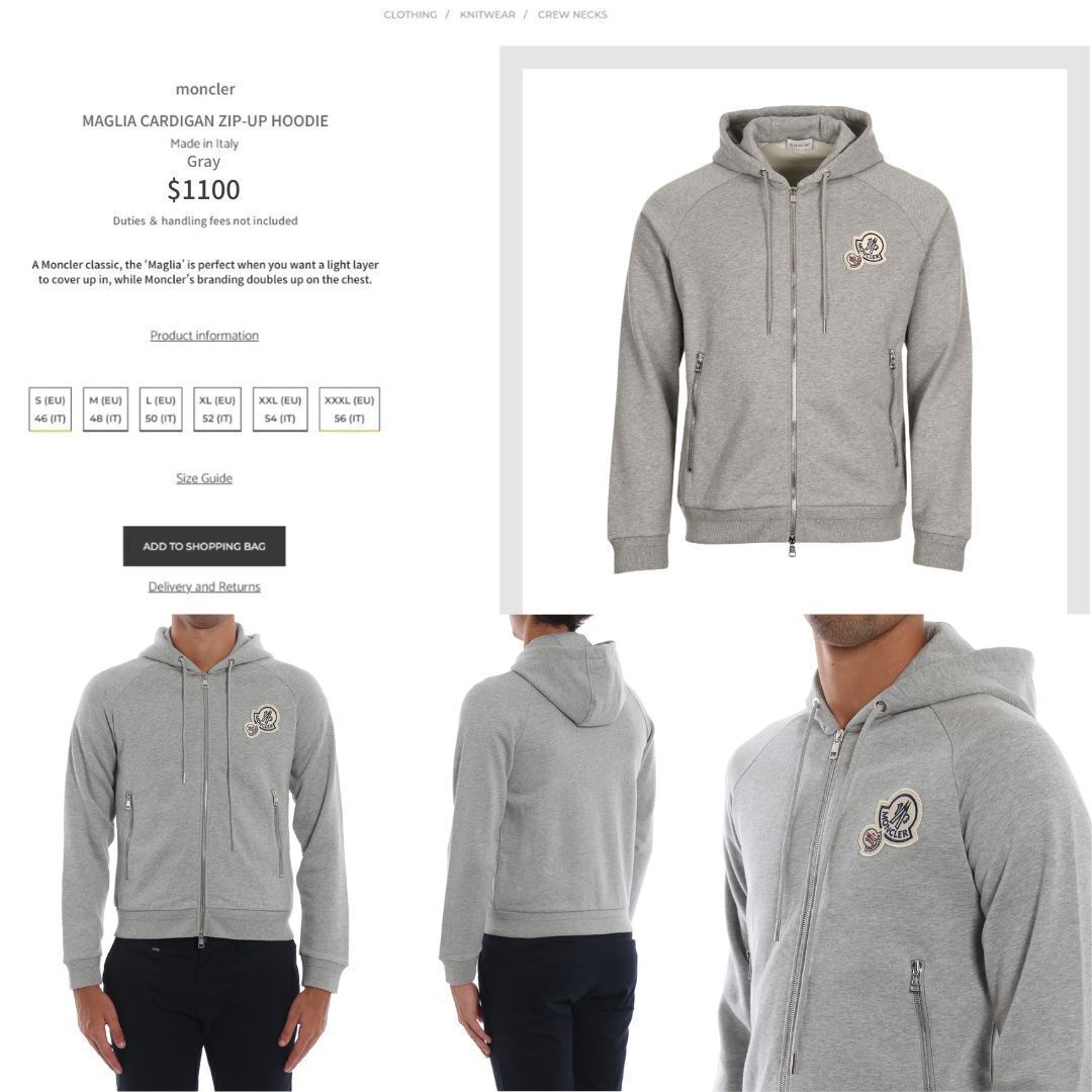 定価12万円 新品未使用タグ付き・本物保証 MONCLER ダブルロゴ 定価12万円 新品未使用タグ付き・本物保証 MONCLER ダブルロゴ