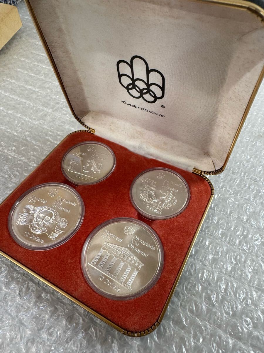 カナダ モントリオールオリンピック 記念硬貨 銀貨 10ドル 5ドル カナダ モントリオールオリンピック 記念硬貨 銀貨 10ドル 5ドル