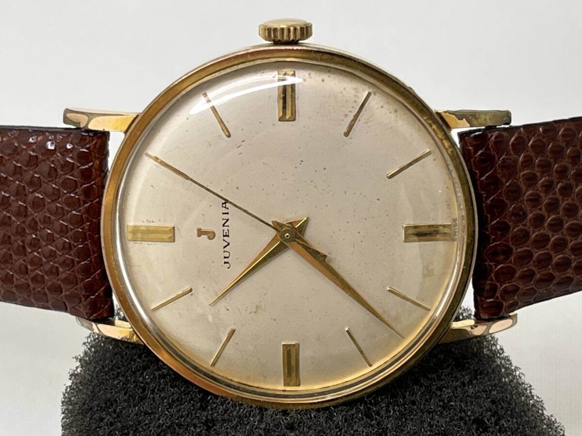 M60】JUVENIA ジュベニア ゴールド MFG 17JEWELS SWISS 611 手 M60】JUVENIA ジュベニア ゴールド MFG 17JEWELS SWISS 611 手