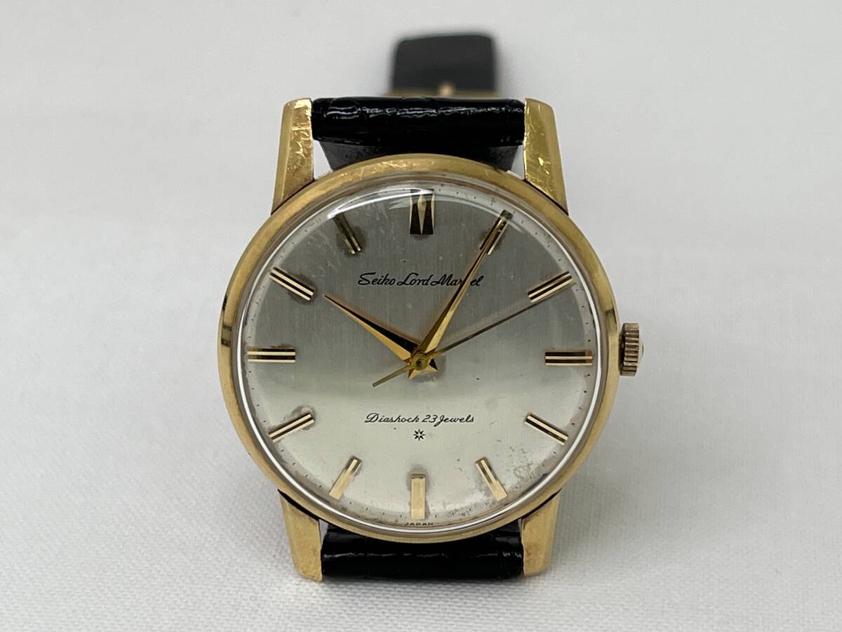 M65】貴重 SEIKO LORD MARVEL SDダイヤル K18 750 ホールマーク M65】貴重 SEIKO LORD MARVEL SDダイヤル K18 750 ホールマーク