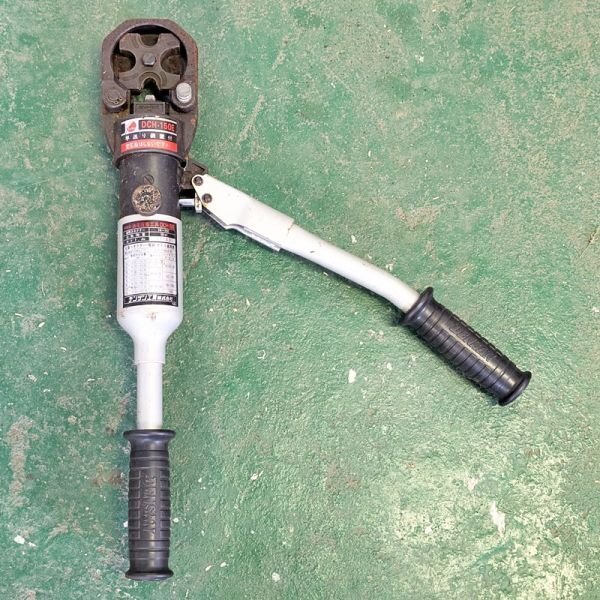 富山】デンサン 手動式油圧圧着工具 DCH-150E ハンドプレス 富山】デンサン 手動式油圧圧着工具 DCH-150E ハンドプレス