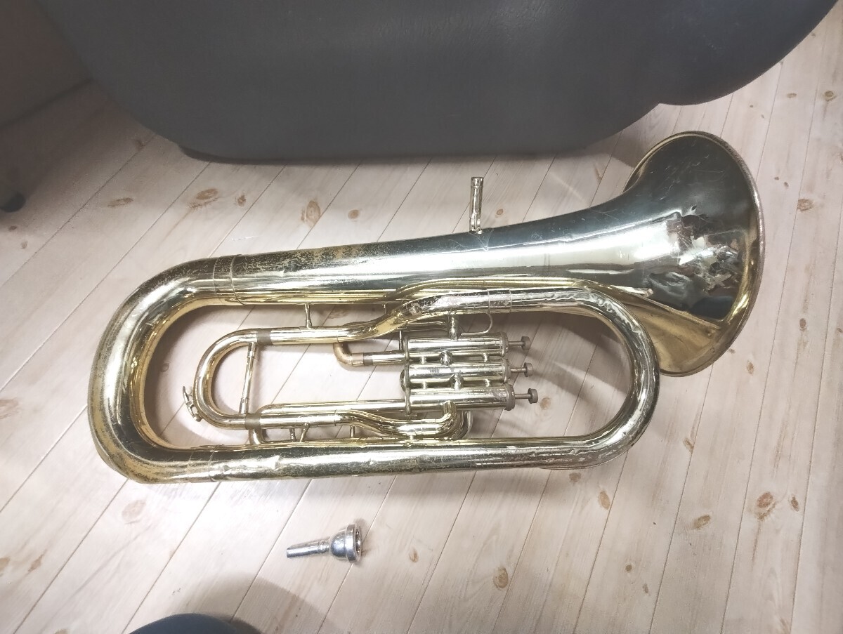 TU992【動作確認済】Nikkan ユーフォニウム（YEP-201）/管楽器