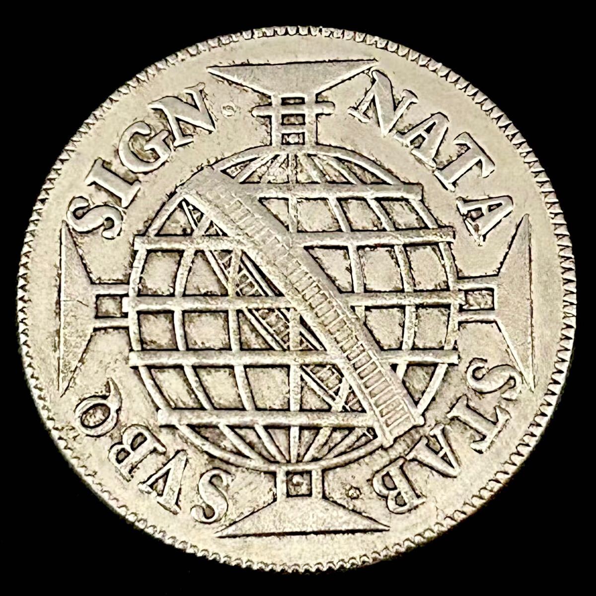 銀貨 1784年 640レイス銀貨 ブラジル 古銭 硬貨 古銭 貿易銀 銀貨 1784年 640レイス銀貨 ブラジル 古銭 硬貨 古銭 貿易銀