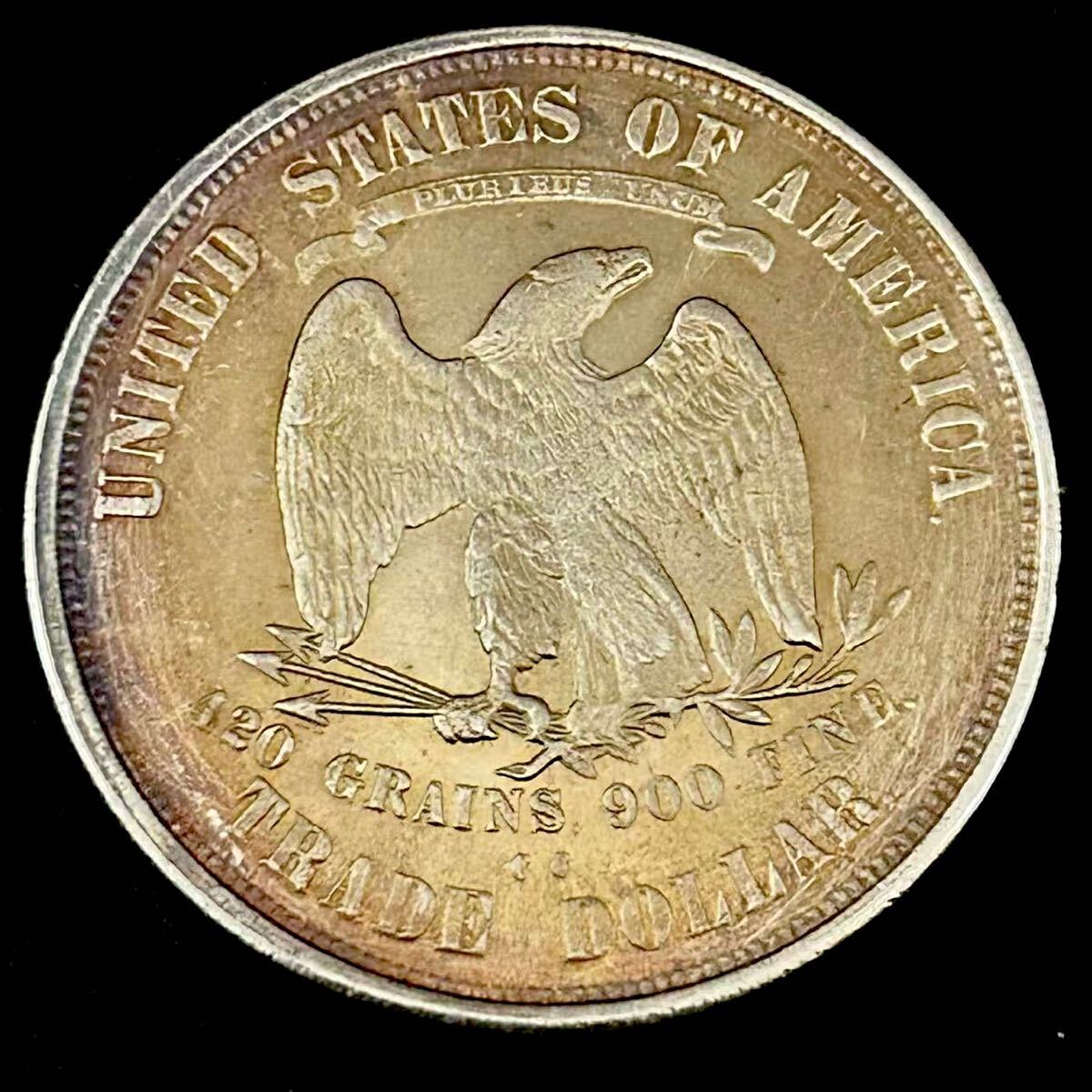 銀貨 1875年 アメリカ貿易銀 1ドル トレード ダラー銀貨 銀貨 1875年 アメリカ貿易銀 1ドル トレード ダラー銀貨