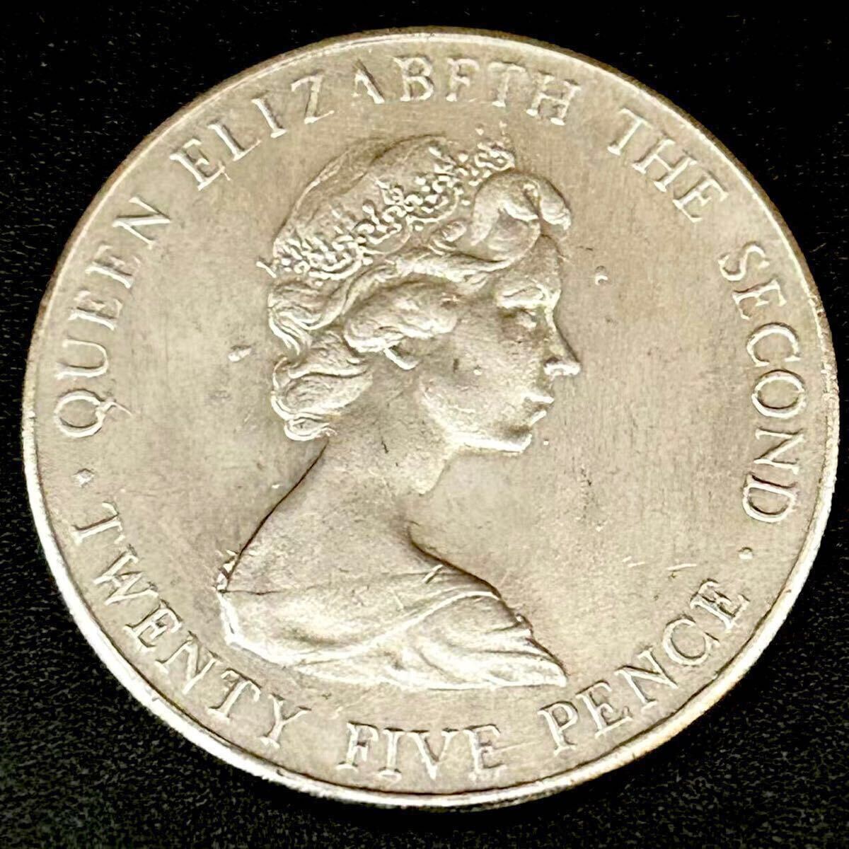 銀貨 1ドル銀貨 エリザベス女王 ガーンジー島(イギリスの王室 銀貨 1ドル銀貨 エリザベス女王 ガーンジー島(イギリスの王室