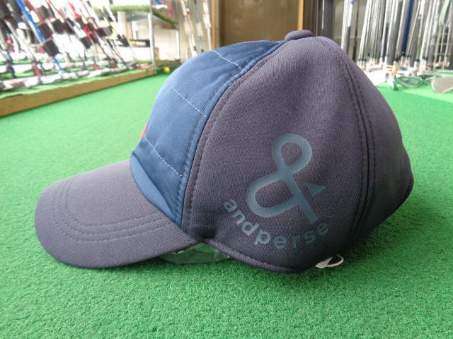 GK石川橋●新品614 【値下げ】 アンパス?！糁芯dキャップ◆AMF8423◆ネイビー◆シンプル◆