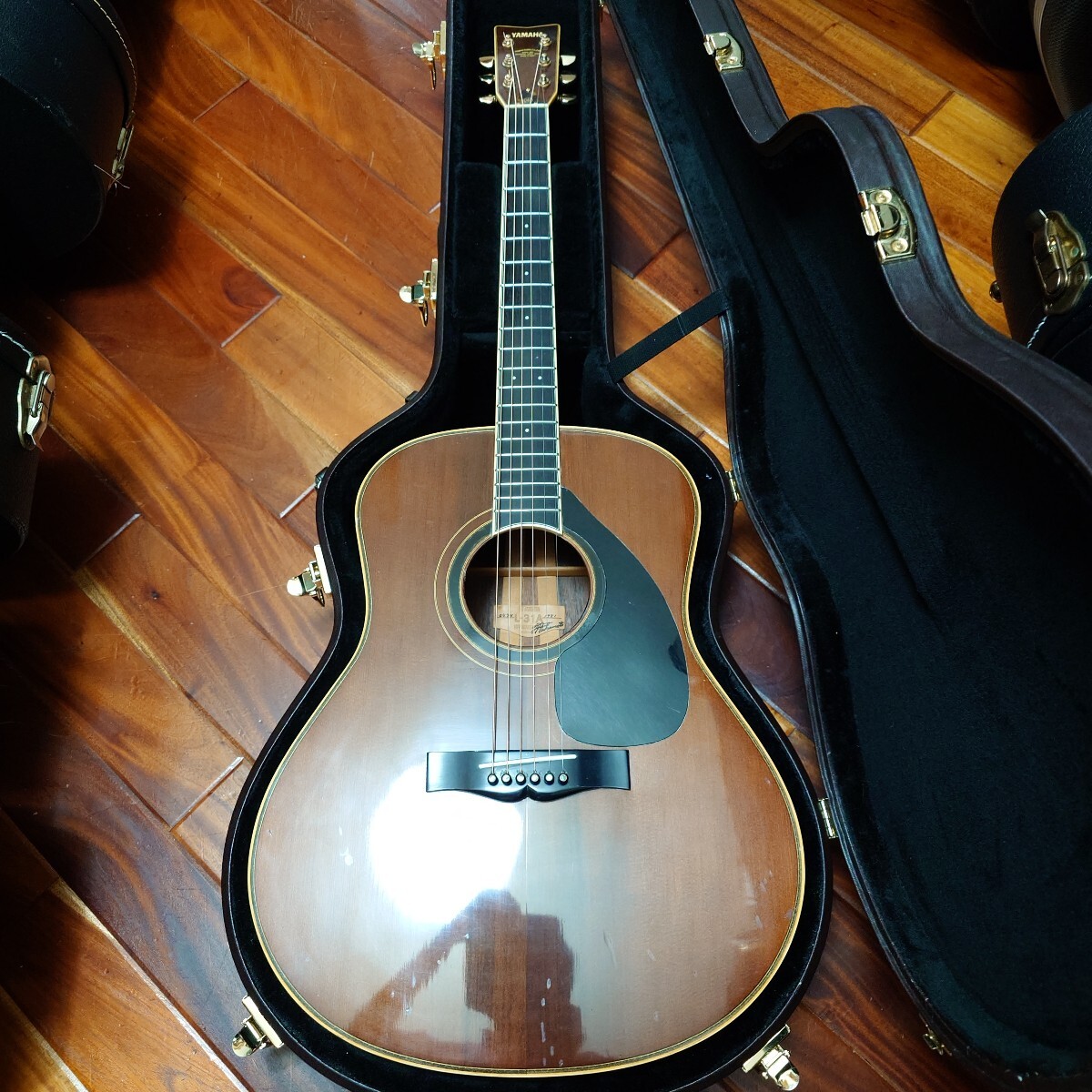  Yamaha L31A поздняя версия - ka Ran da одиночный доска 1981 год Terry подписан трещина выпуклось изгиб нет ателье me Inte settled громкость есть звуки хороший близко год высококлассный Yamaha с футляром 