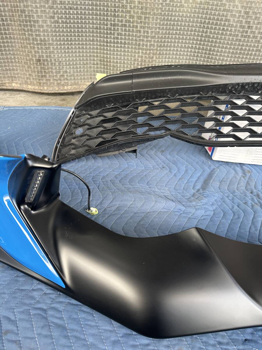 ★極上品★ZN6　後期　86　本物　正規品　TRD　フロントリップ　フロントスポイラー　デイライト付　配線付　ブライトブルー　配線付　