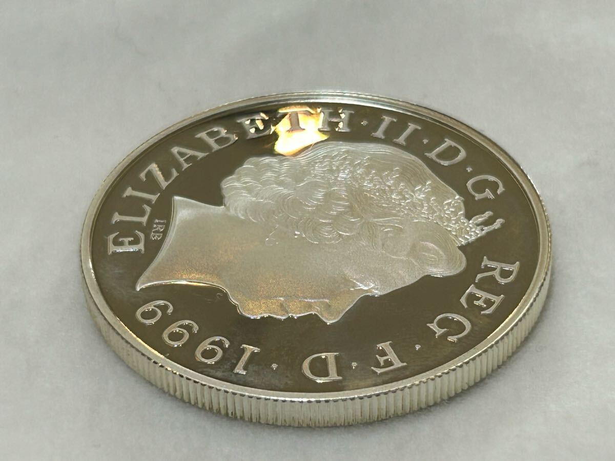 1999年 ダイアナ妃追悼 プルーフ銀貨 メモリアルコイン 5ポンド 1999年 ダイアナ妃追悼 プルーフ銀貨 メモリアルコイン 5ポンド