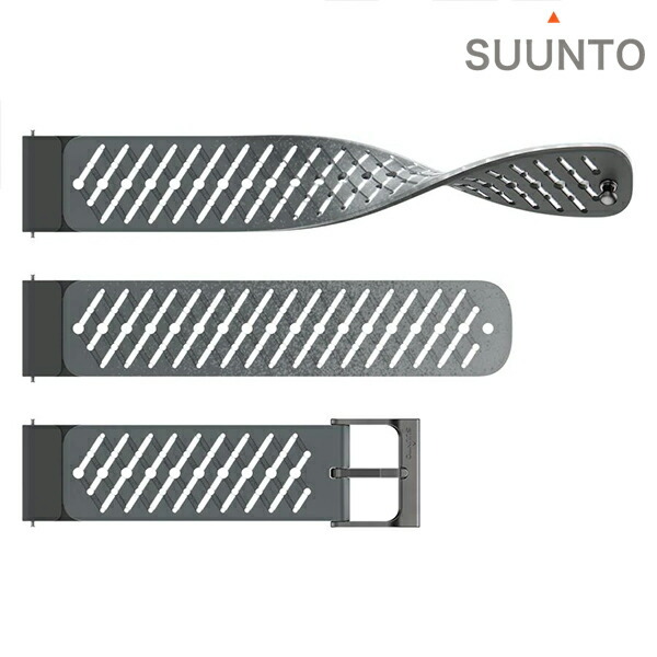 スント シリコンストラップ 時計ベルト 交換用ベルト ブランド メンズ レディース スントアクセサリー SUUNTO SS051041000 グレー_画像1