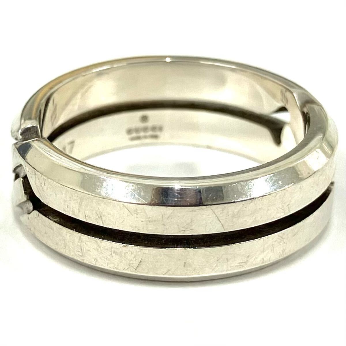 A】GUCCI グッチ インフィニティ Ag925 リング シルバー SILVER A】GUCCI グッチ インフィニティ Ag925 リング シルバー SILVER