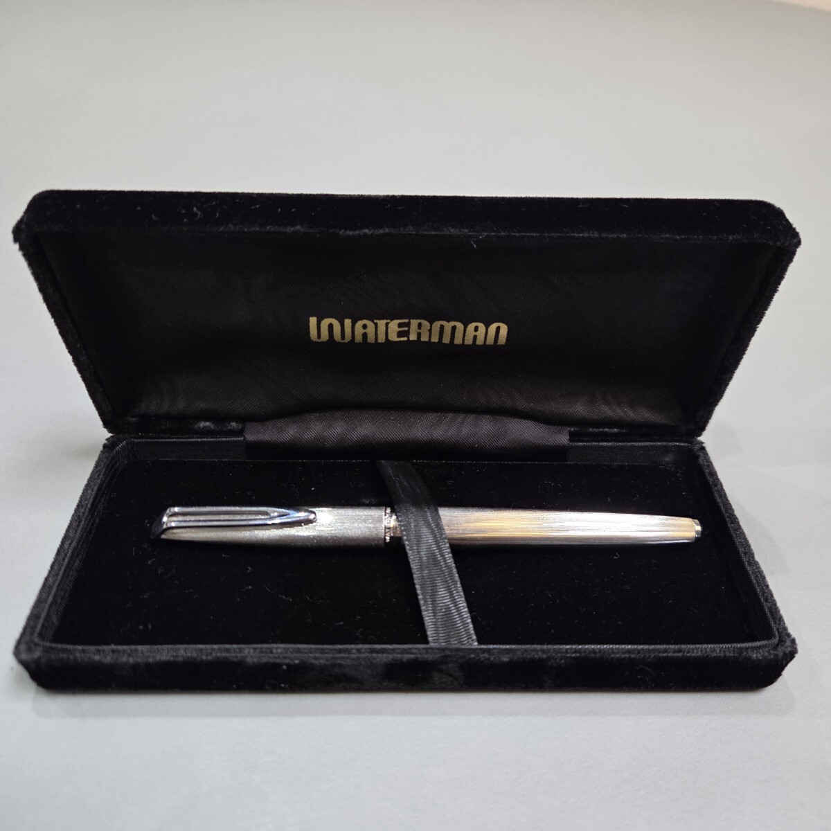 b☆ WATERMAN ウォーターマン C/F PLAQUE ARGENT G 万年筆 ペン b☆ WATERMAN ウォーターマン C/F PLAQUE ARGENT G 万年筆 ペン