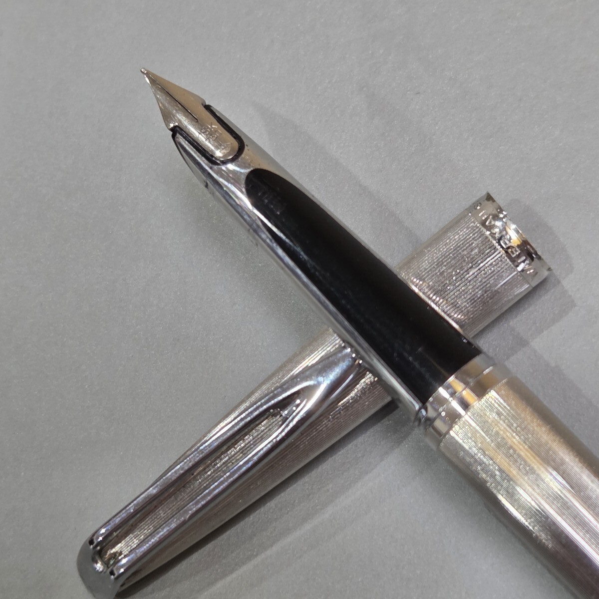 b☆ WATERMAN ウォーターマン C/F PLAQUE ARGENT G 万年筆 ペン b☆ WATERMAN ウォーターマン C/F PLAQUE ARGENT G 万年筆 ペン