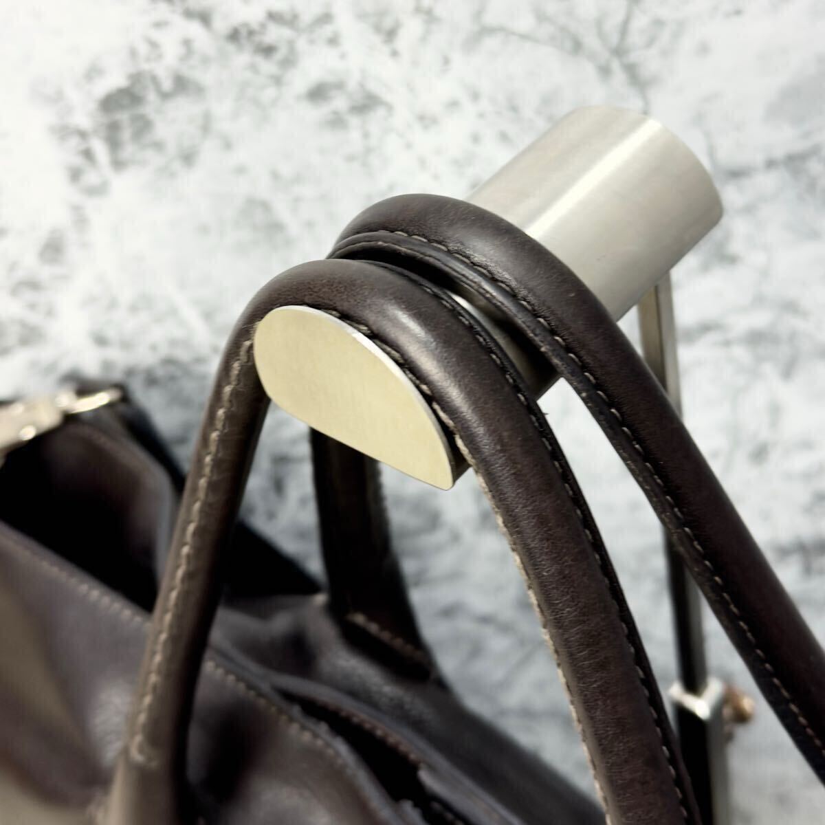 完売品】 HIROFU ヒロフ デュオ 2way Hロゴ型押し トート 完売品】 HIROFU ヒロフ デュオ 2way Hロゴ型押し トート