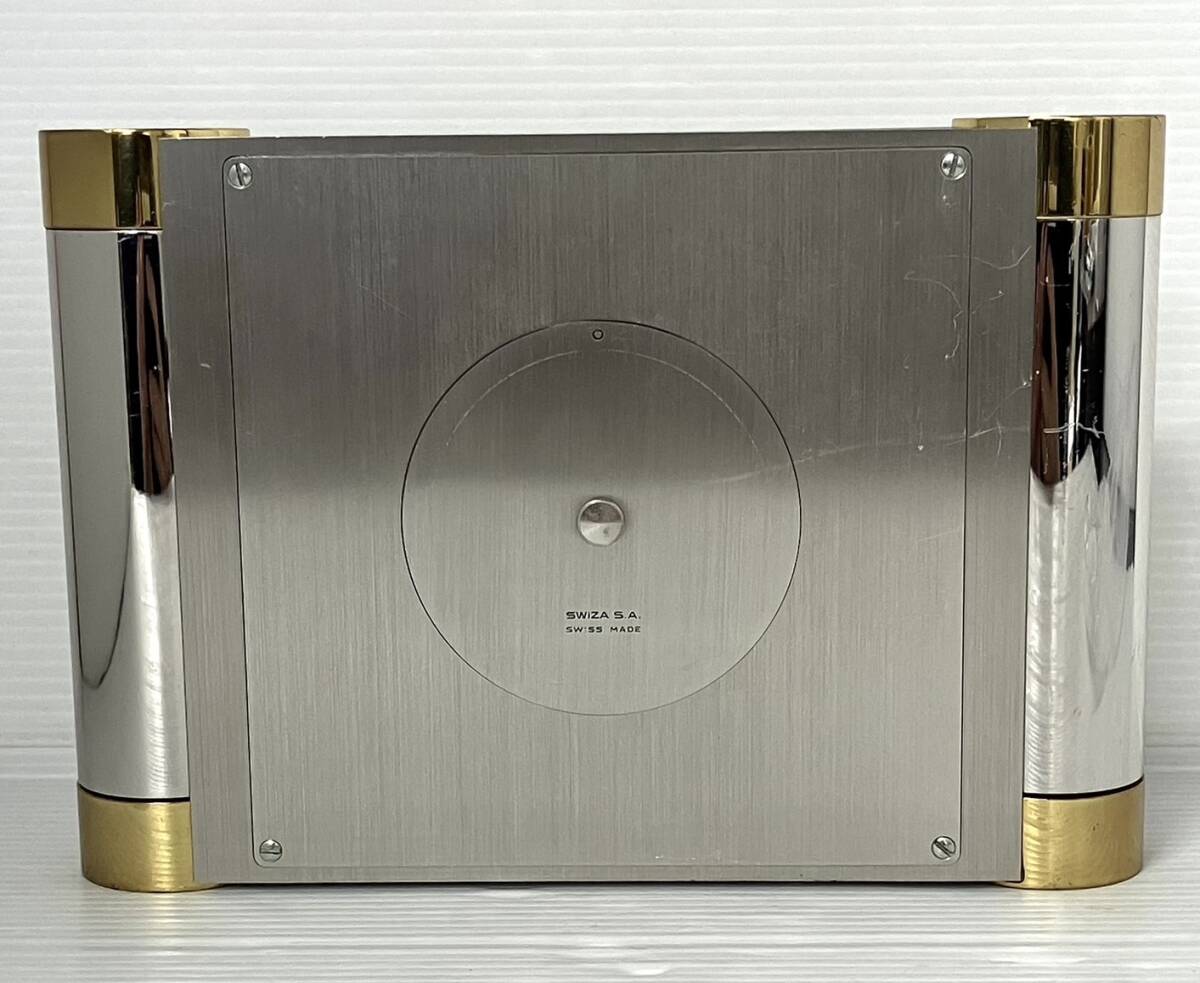〈時計〉SWIZA スウィザ　置時計 クォーツ　アナログ　インテリア【中古/現(xiàn)狀品】005327-35
