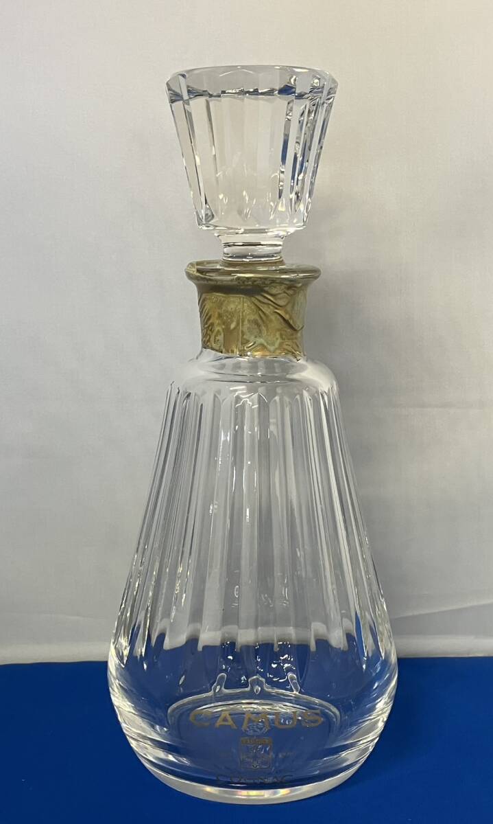 インテリア〉Baccarat バカラ 空瓶 デキャンタ CAMUS COGNAC インテリア〉Baccarat バカラ 空瓶 デキャンタ CAMUS COGNAC