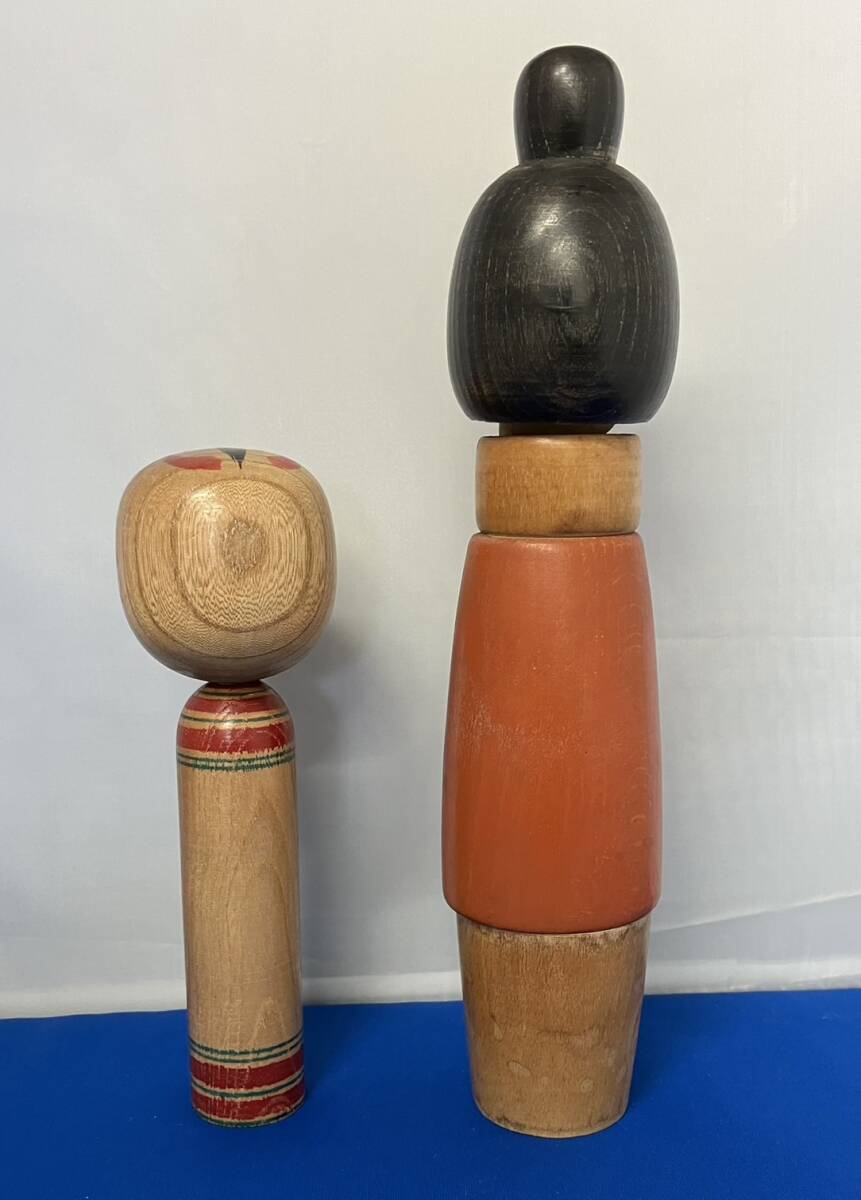 インテリア〉こけし 2点 志藤尚山 置物 工芸品 郷土 伝統 レトロ インテリア〉こけし 2点 志藤尚山 置物 工芸品 郷土 伝統 レトロ