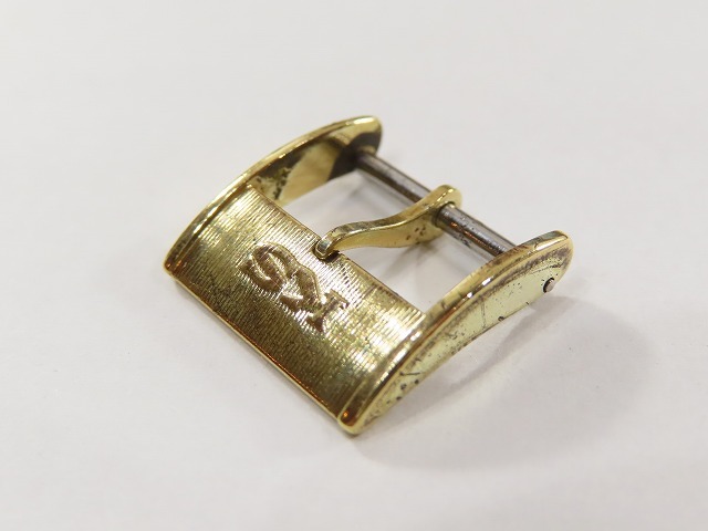 KS/キングセイコー純正SGP尾錠/金色/管幅15mm/アンティーク KS/キングセイコー純正SGP尾錠/金色/管幅15mm/アンティーク