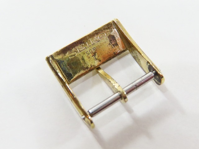 KS/キングセイコー純正SGP尾錠/金色/管幅15mm/アンティーク KS/キングセイコー純正SGP尾錠/金色/管幅15mm/アンティーク