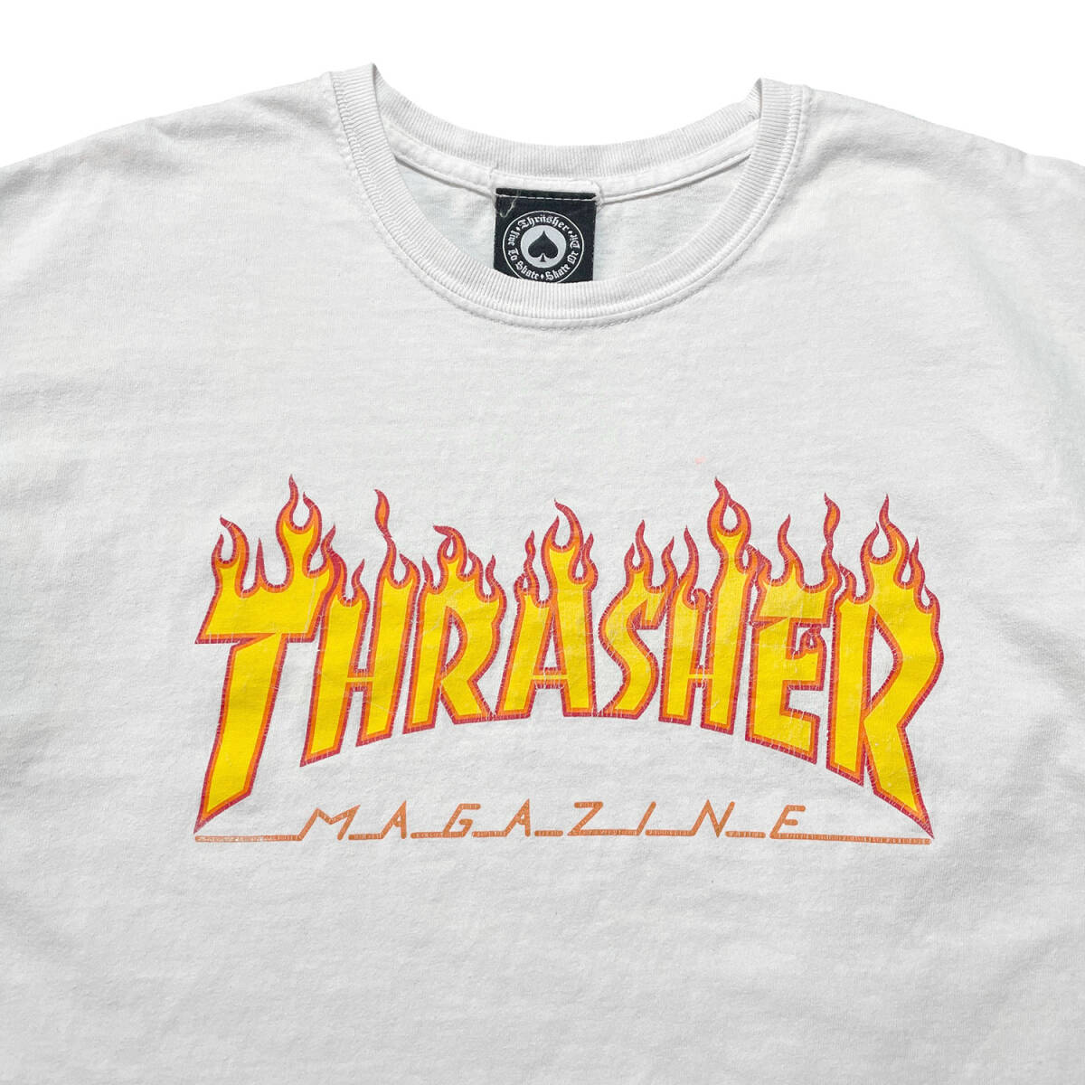 USA 古着 THRASHER MAGAZINE スラッシャー マガジン ロゴ USA 古着 THRASHER MAGAZINE スラッシャー マガジン ロゴ