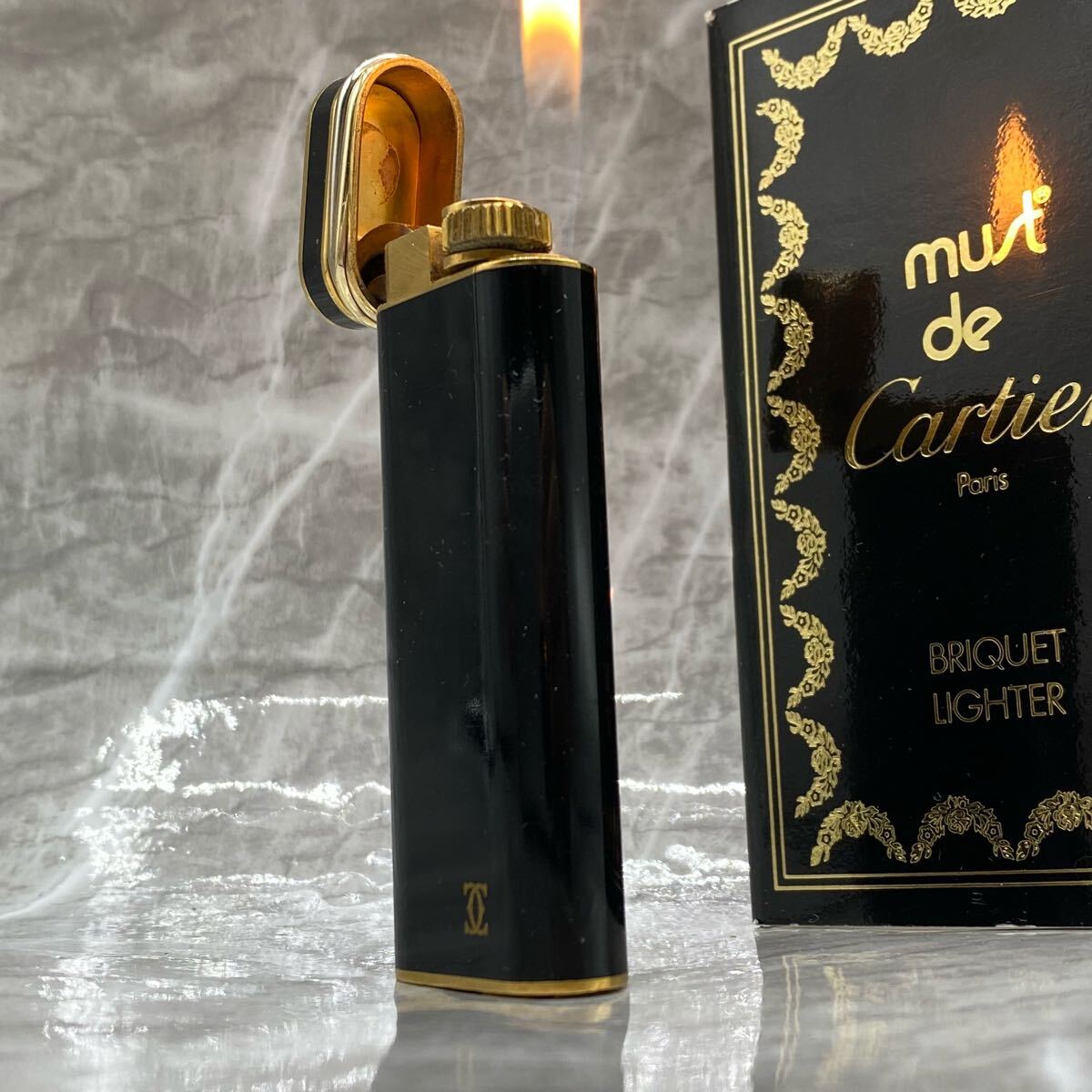 1円 極美品【着火確認 動作良好】Cartier カルティエ ガス 1円 極美品【着火確認 動作良好】Cartier カルティエ ガス