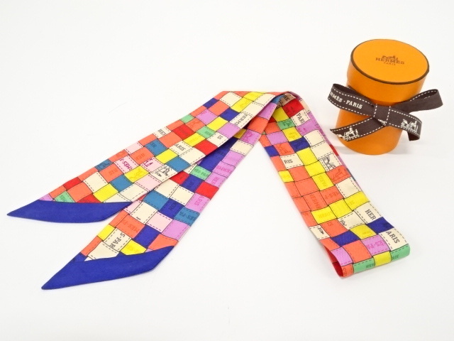 ☆美品1円~☆エルメス☆ HERMES ツイリー ボルデュック ☆美品1円~☆エルメス☆ HERMES ツイリー ボルデュック
