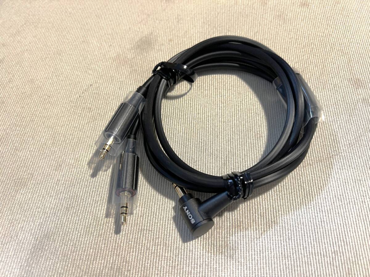 SONY MDR-Z1R付属ヘッドホンケーブル 4 4mm(5極) - 3 5mm x2 SONY MDR-Z1R付属ヘッドホンケーブル 4 4mm(5極) - 3 5mm x2