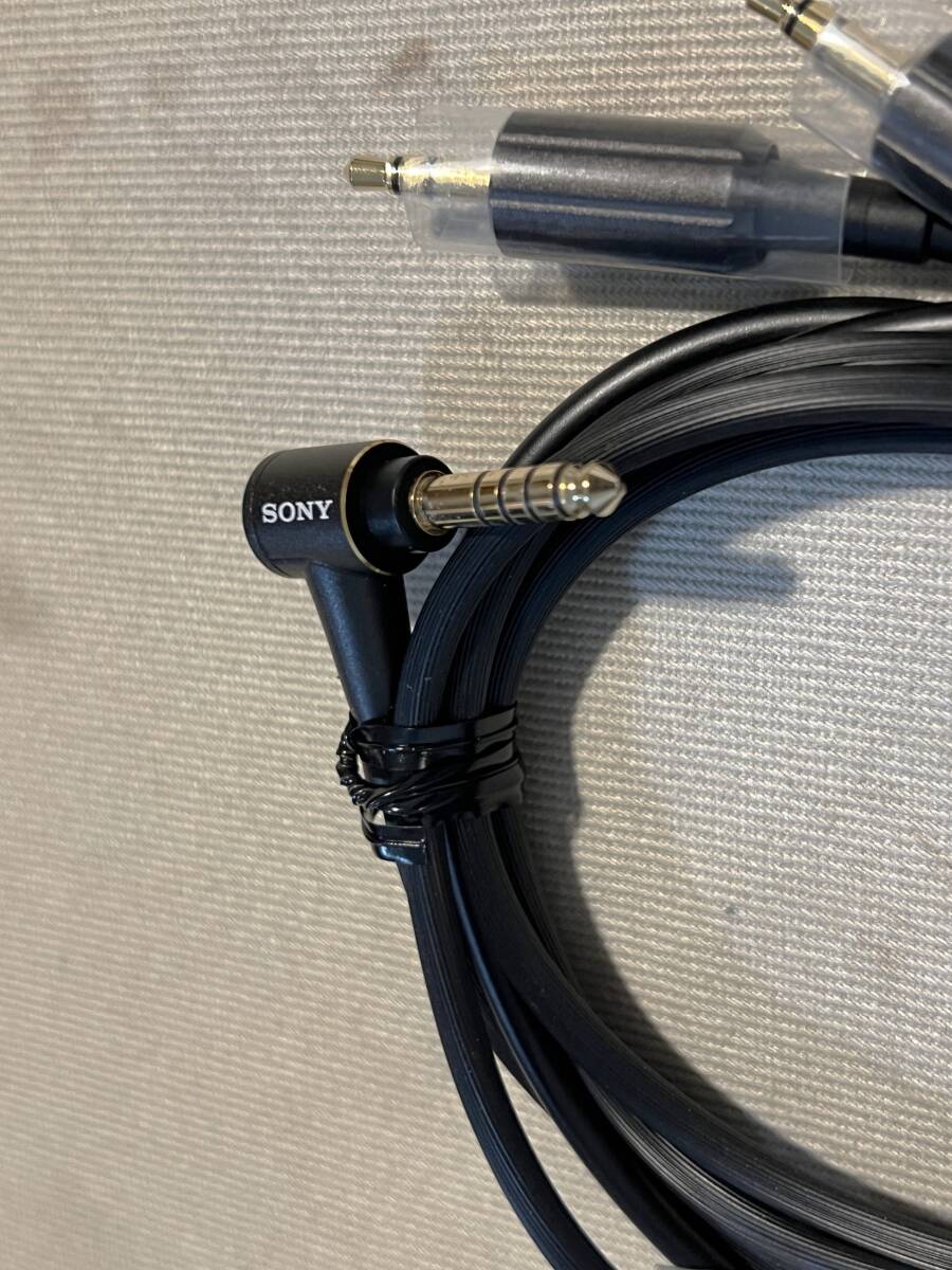 SONY MDR-Z1R付属ヘッドホンケーブル 4 4mm(5極) - 3 5mm x2 SONY MDR-Z1R付属ヘッドホンケーブル 4 4mm(5極) - 3 5mm x2