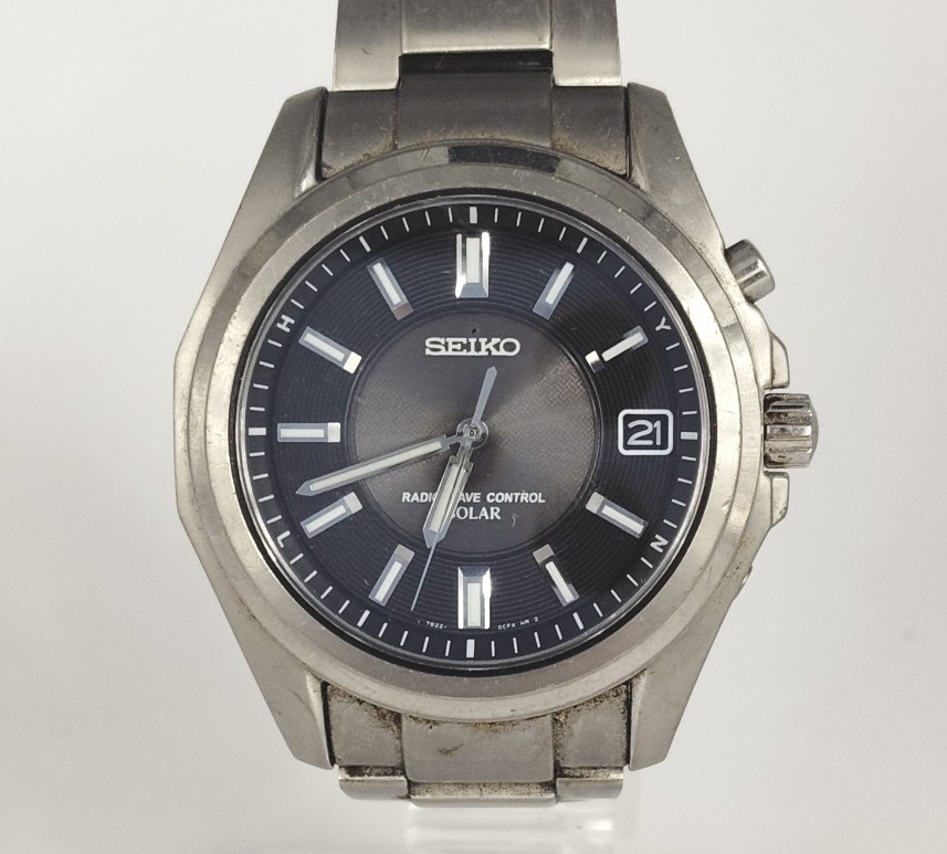 R-02889 SEIKO セイコー RADIO WAVE CONTROL 7B22-0BH0 電波 R-02889 SEIKO セイコー RADIO WAVE CONTROL 7B22-0BH0 電波