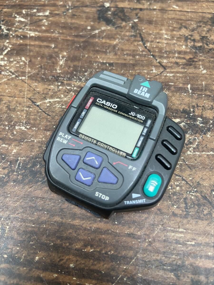 S-19◇CASIO JG-100 サイバークロス データバンク 腕時計 S-19◇CASIO JG-100 サイバークロス データバンク 腕時計