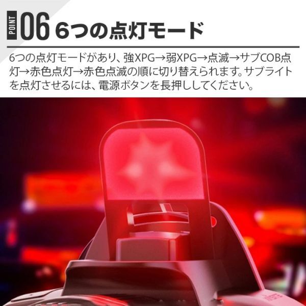 進(jìn)化版 ズーム式 XPG LED ヘッドライト 6モード調(diào)光 充電式ヘッドランプ 電池インジケーター センサー機能 COB SOS機能 800ルーメン