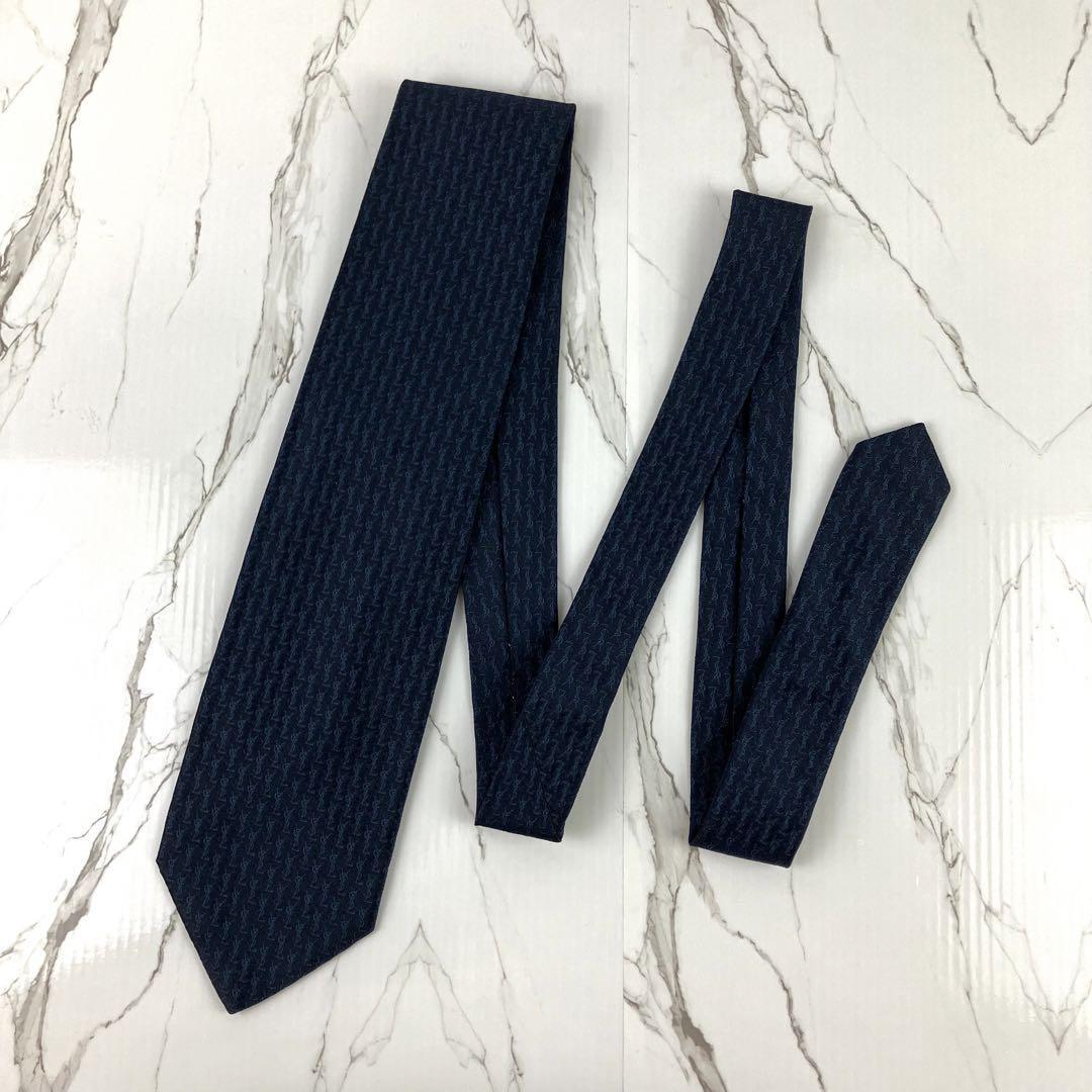 美品 Yves Saint Laurent イヴサンローラン ネクタイ YSL 美品 Yves Saint Laurent イヴサンローラン ネクタイ YSL