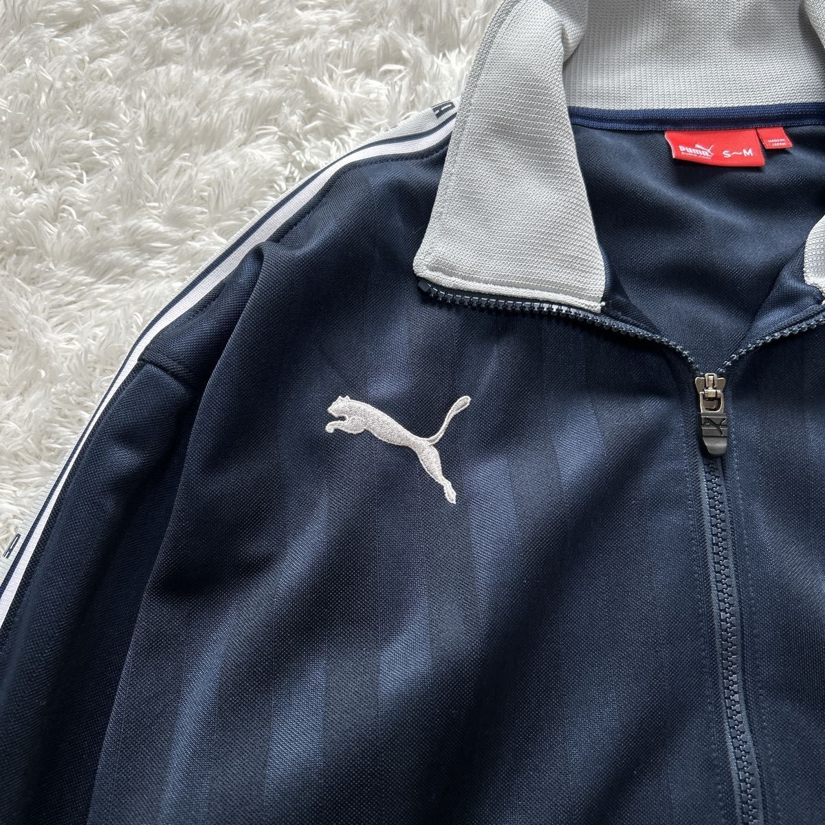 プーマ PUMA 00s M トラックジャケット ネイビー ジャージ y2k プーマ PUMA 00s M トラックジャケット ネイビー ジャージ y2k