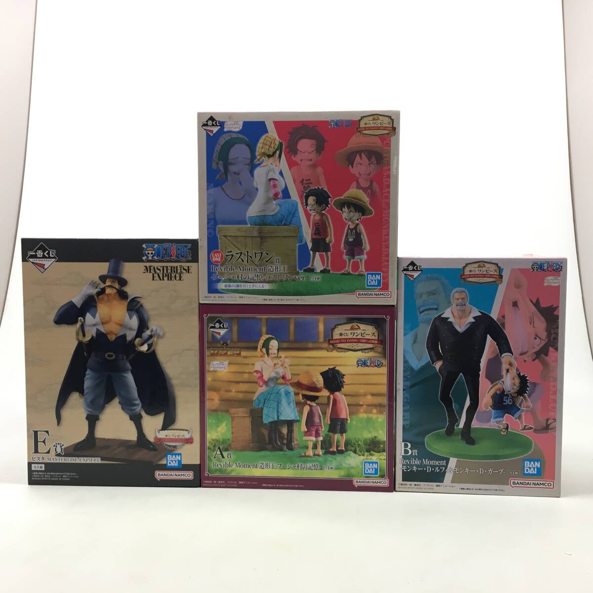 01w7640 未開封品 一番くじ ワンピース フィギュア 4点セット 白 01w7640 未開封品 一番くじ ワンピース フィギュア 4点セット 白