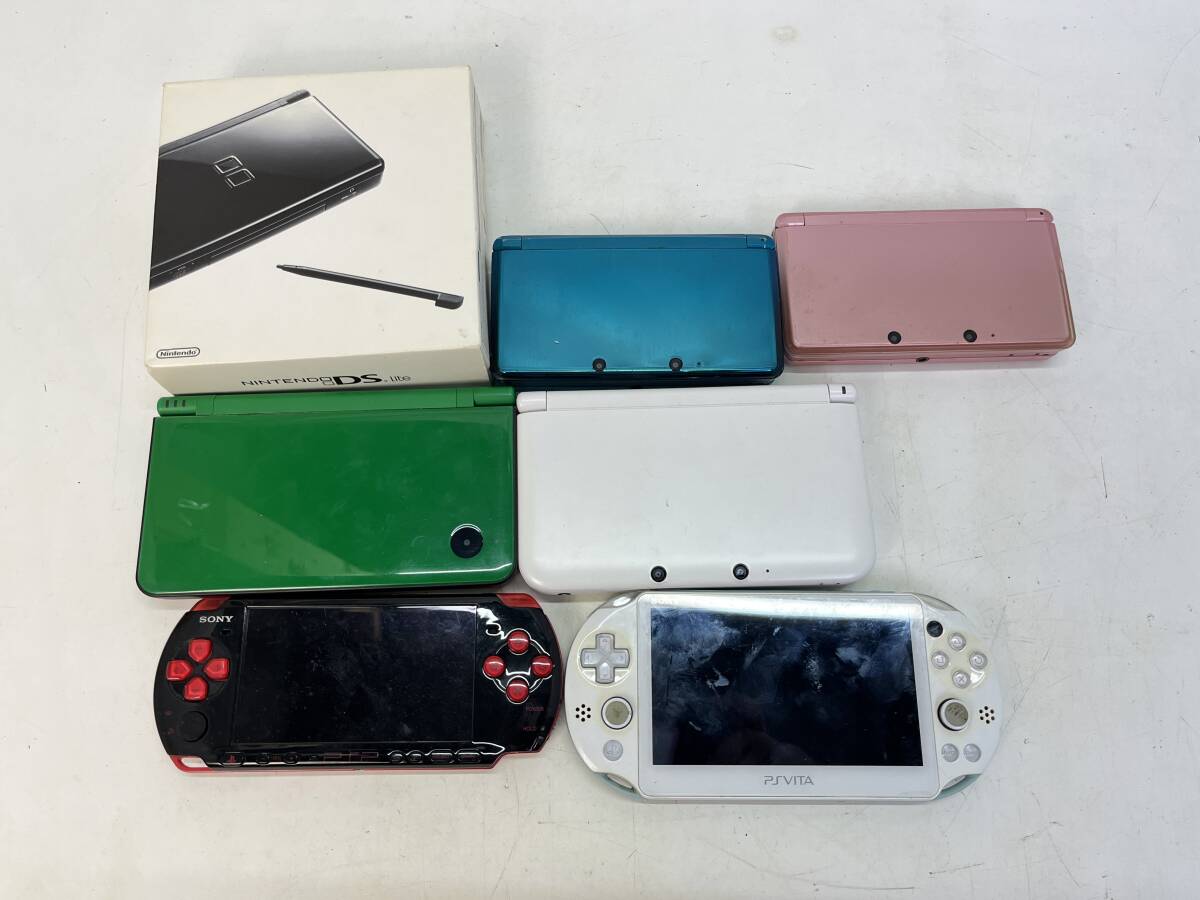 01w7744 1円~ 携帯ゲーム機 7点まとめ 3DS DS PSP PSVita 動作 01w7744 1円~ 携帯ゲーム機 7点まとめ 3DS DS PSP PSVita 動作