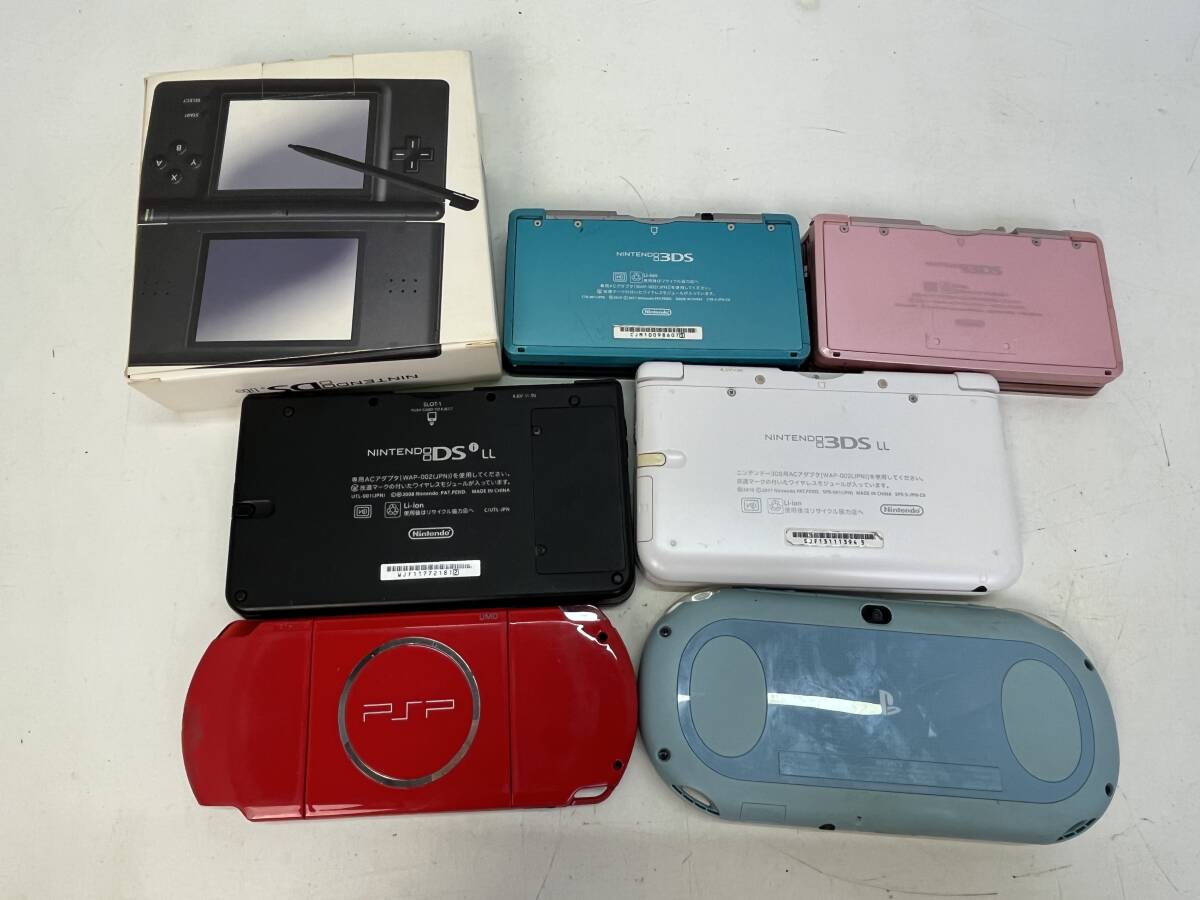 01w7744 1円~ 携帯ゲーム機 7点まとめ 3DS DS PSP PSVita 動作 01w7744 1円~ 携帯ゲーム機 7点まとめ 3DS DS PSP PSVita 動作
