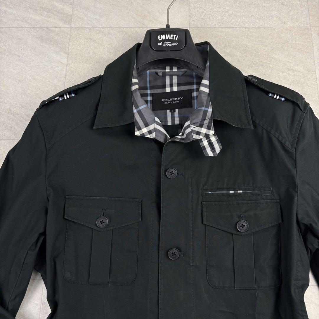 極美品/Lサイズ☆ BURBERRY BLACK LABEL バーバリーブラック 極美品/Lサイズ☆ BURBERRY BLACK LABEL バーバリーブラック