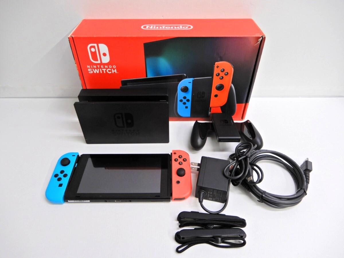 062Z299☆【中古/動作品】 Nintendo Switch 本体 ネオンブルー 062Z299☆【中古/動作品】 Nintendo Switch 本体 ネオンブルー