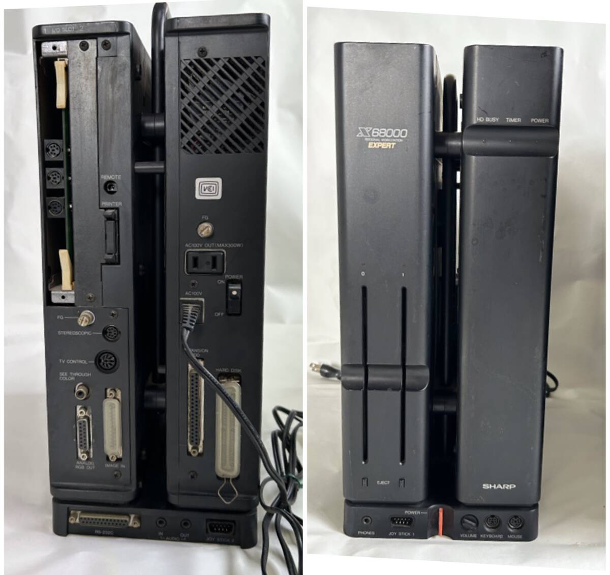 X68000 EXPERT(MIDIボード付)・専用ディスプレイ・Roland CM-500 X68000 EXPERT(MIDIボード付)・専用ディスプレイ・Roland CM-500