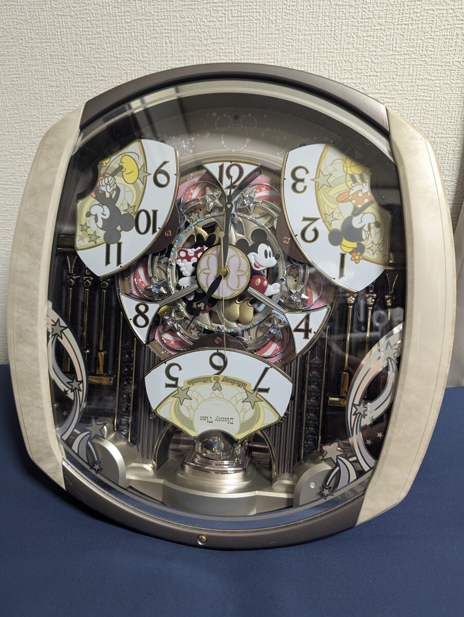 SEIKO からくり時計 電波時計 ミッキーフレンズ FW563A 動作確認 SEIKO からくり時計 電波時計 ミッキーフレンズ FW563A 動作確認