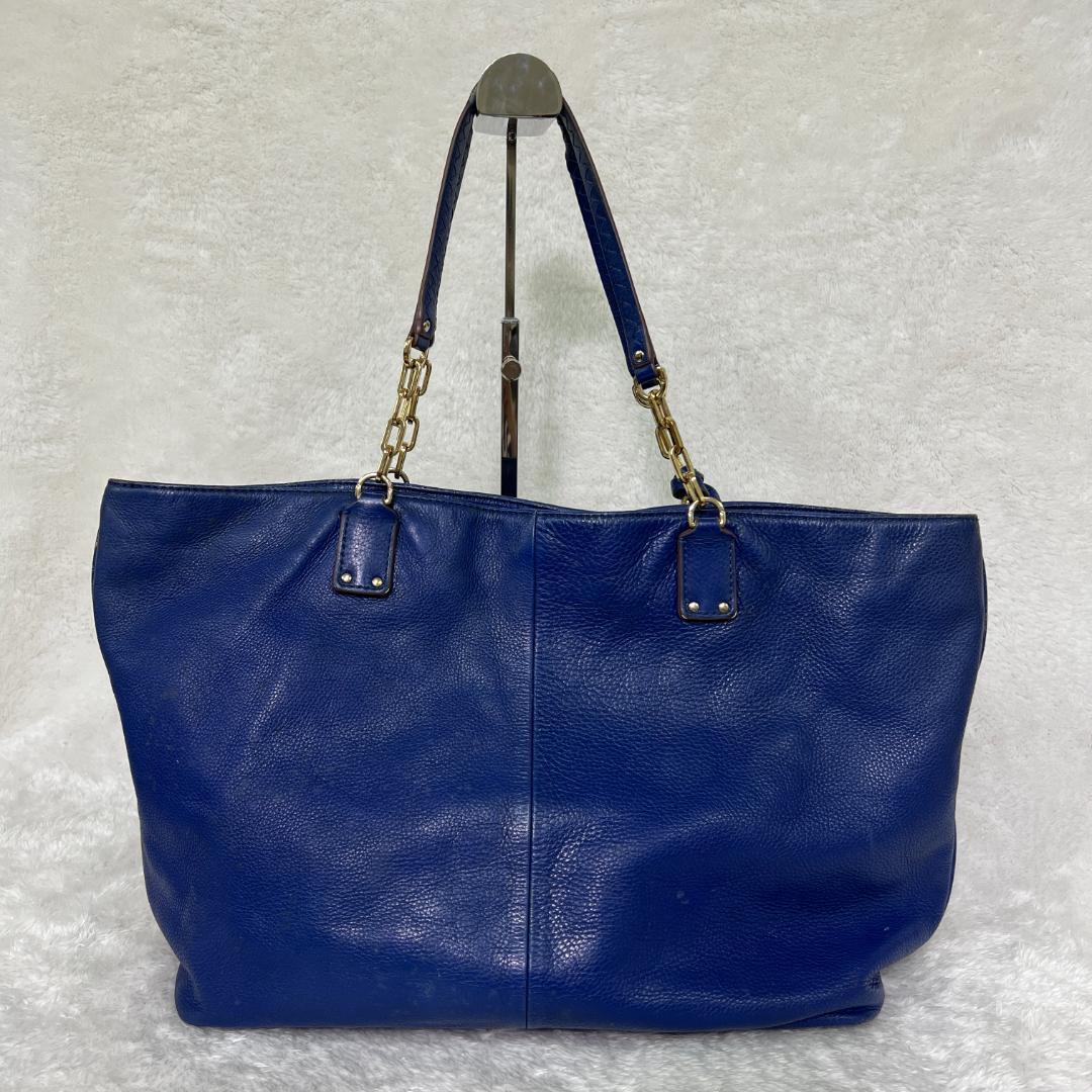 人気》TORY BURCHトリーバーチ チェーントートバッグ ネイビー 人気》TORY BURCHトリーバーチ チェーントートバッグ ネイビー