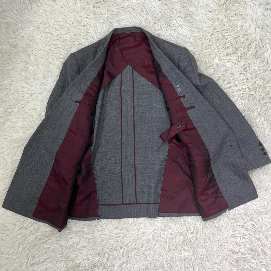 良品》イヴサンローラン セットアップダブルジャケットスーツ 良品》イヴサンローラン セットアップダブルジャケットスーツ