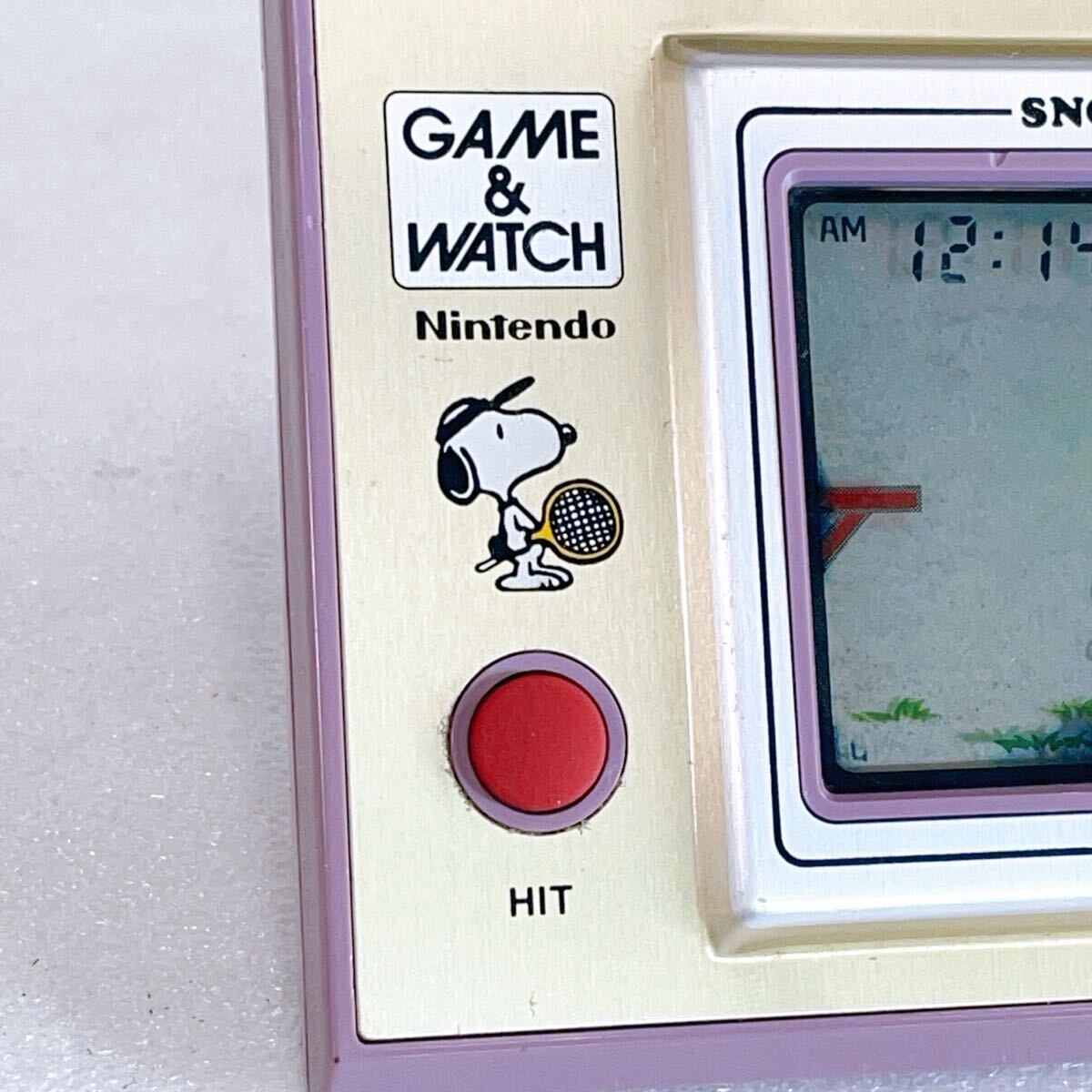 ☆希少!☆ ゲームウォッチ スヌーピーテニス 当時物 Nintendo ☆希少!☆ ゲームウォッチ スヌーピーテニス 当時物 Nintendo