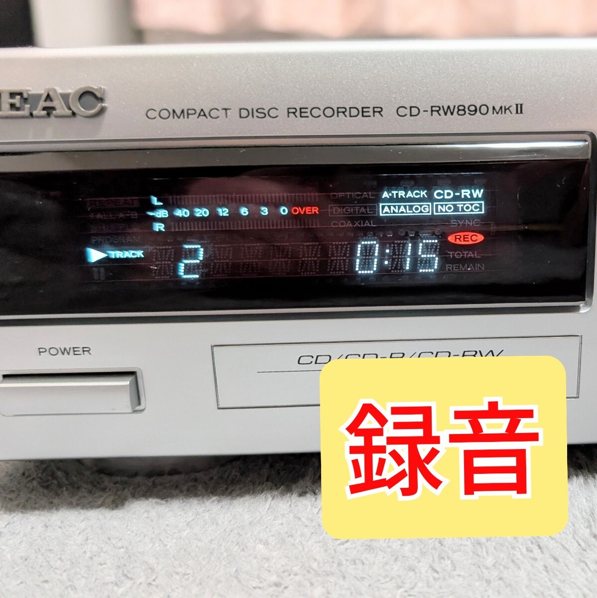 美品】 ティアック CD-RW890MK2 CDレコーダー TEAC CD-RW890MKII 美品】 ティアック CD-RW890MK2 CDレコーダー TEAC CD-RW890MKII