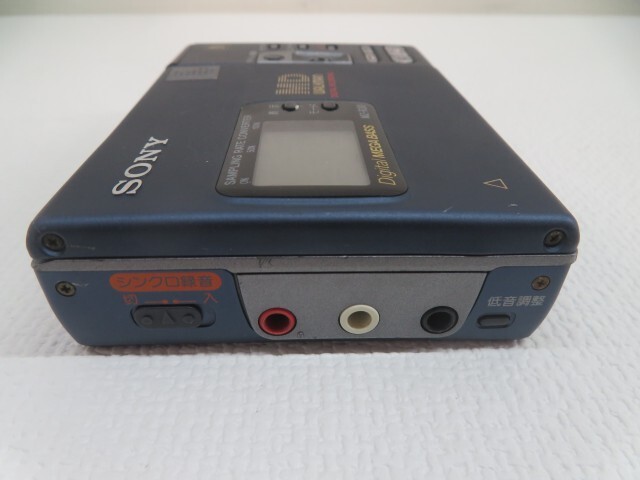 □SONY MZ-R30 ポータブルMDレコーダー WALKMAN ソニー