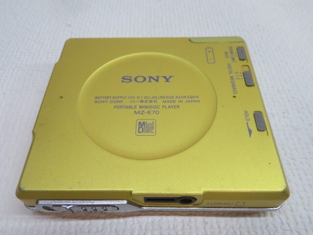 ☆SONY MZ-E70 ポータブルMDプレーヤー WALKMAN ソニー ☆SONY MZ-E70 ポータブルMDプレーヤー WALKMAN ソニー