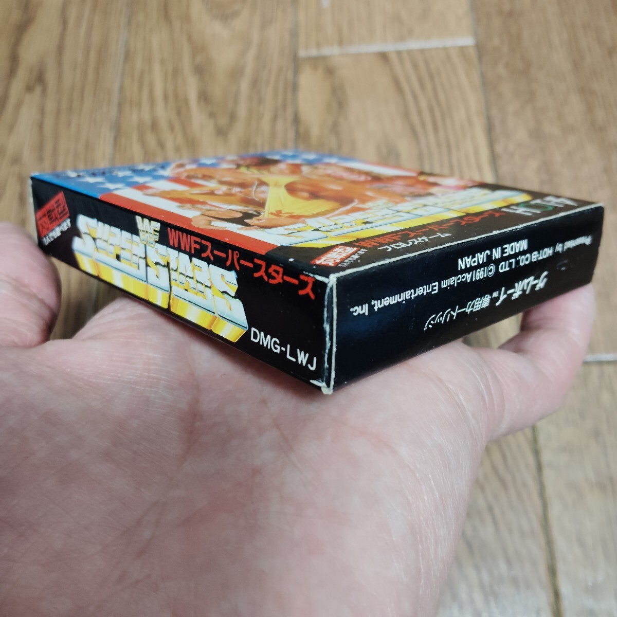 GB「WWF スーパースターズ」箱説明書付き